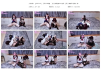 「双人JK剧情」「街头绑架后的DID窒息！」双人啵啵贝！强...