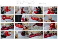 【SZY0084】阿静黑丝美脚红胶衣，驷马震动