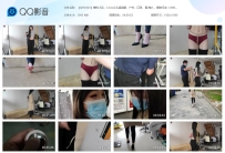 【SZY0323】模特小呆，12cm尖头超高跟，户外，口球、假J塞...