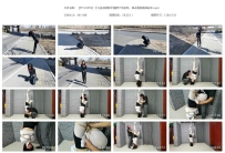 【FTYC0056】云儿连体铐极不情愿户外游玩，回去直接倒吊起来