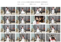 【XYYS0142】女仆放置惩戒 手脚被缚戴上马具口球钢铁项圈...