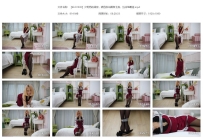 【4kYX030】少奶奶的闺房，银色胶布捆绑全身，丝袜堵嘴透