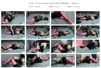 【QTGZS0782】紫紫油亮火龙果丝袜严密紧缚，双重玩具极限...