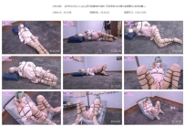 Cosplay双马尾旗袍中华娘！日式紧缚+M分腿+蛇缚驷马+胶带封...