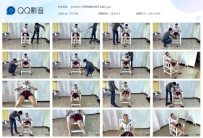 【CLZ041】思思被绑在椅子上的tj