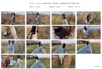 【LFSY0027】荒郊野外草地里，挑战找陌生人，解开模特身上...