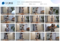 【XYGZS0636】旗袍柳洋欧式紧缚体验 膝盖顶地吊难受的姿势