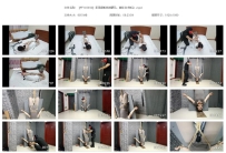 【FTYC0032】柔柔钢板铁链驷马，倒挂在木板上