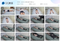 【SLZZ0019】汤圆床上镣铐VS麻绳缚