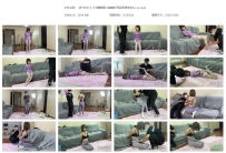 【BT0041】小艺舞蹈服+瑜伽裤 两段紧缚挣扎tk+sp