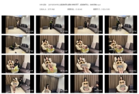 【QTGZS0958】超短裤黑丝捆绑 模特果子，超短裤黑丝，身材...