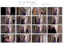 【SXYC0456】杨蕊 紫纱裙丁字裤固定