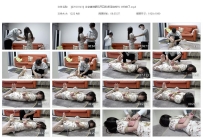 【ZJYC0141】依依旗袍驷马开口器 裸足挠痒TK 太怕痒了