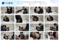 【JSYC0074】婧琪 性感睡衣黑丝团缚 马具型口塞眼罩 鼻钩 ...