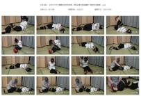 【XRYC315】嗷嗷白衬衣后手缚，黑色长裤红色高跟鞋！裤里...