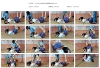 【YSSA0034】佩琪趴在地上捆绑起来