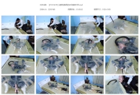 【YSYC0235】透明乳胶真空床中崩溃大哭