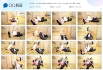 【LYJF0020】紧缚套头的圣诞老人 黑呆、幼贞 cosplay 紧缚，ZD...