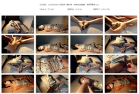 【QTGZS0467】探花郎 长腿欣悦，性感肉丝短旗袍，仰面开脚缚