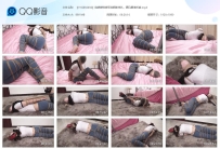 【XYGZS0482】高挑模特被紧密捆绑挣扎，驷马捆绑折磨