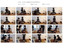 【LJYMZ0029】鹿脚与猫爪 胶衣爪爪椅子拘束固定