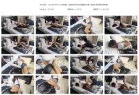 【QTGZS0376】小兔奶糖 入室结案系列 肉丝短靴美女遭入室抢...