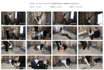 【SXYC0219】江奈 白衬 X架上绷直的黑丝美腿 SP 跪爬器体验 ...