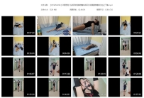 【QTGZS0204】华素原创 马具口球短旗袍咖啡吊口水体操捆绑...