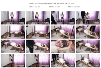 【ZJYC0099】妍如真空 脚底放豆子 郊狼 股链 马具口球 木枷 ...