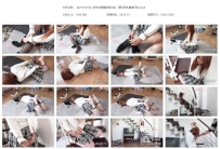 【ZJYC0032】菲菲JK服镣铐换丝袜，驷马挣扎跪地行走