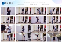 【CLZ030】灵粒性感小短裙单脚吊和欧式拉着头发超大口球...