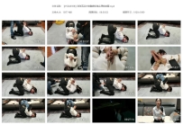 【YSSA0308】笑笑五花大绑跪爬在地上黑暗放置