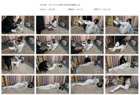 【SXYC0333】杨蕊 白色连体衣盘腿吊