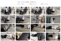 【SZY0243】铃铛踩脚裤、白衬衣捆绑震动