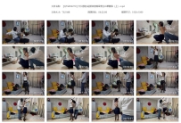 【QTGZS0270】大灰原创 超紧并肘观音黑丝JK单腿吊（上）