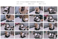 【FTYC0069】专门为骚奴特制一种木制加铁制拘束架，禁锢起...