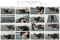 【FTYC0036】女J雅思被袭击。强行禁锢在k9架跪爬器上，电击