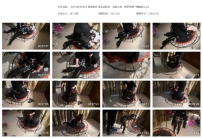 【QTGZS0968】逍遥伯乐 穿上乳胶衣，乳胶头套，龟甲紧缚一...