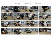 【SZY0157】眼镜小学妹瑾瑜绑成球的极限后观音桃缚，尴尬...