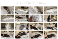 【QTGZS1061】高校联盟 研究生小周 渐变丝来了，床单包裹+...