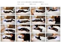 【FYL0013】小萄同学全包黑丝袜，体验胶带封嘴后的头套限...