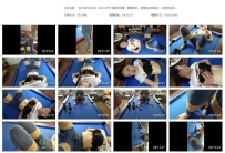 【QTGZS0022】COS二次元 紧身牛仔裤，捆绑挣扎，被绑在台球...