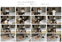 【SYG0001】蓝衫 黑短裤 团缚 蹦跳