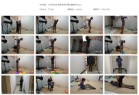 【SYG0022】杨蕊 蓝衬衣 黑丝 镣铐女囚