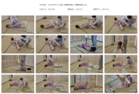 【XLGZS0077】涵涵 分腿驷马跪立，筋膜枪墙高