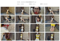 【YSSA0055】卢曼莹被手铐脚镣锁在柱子上