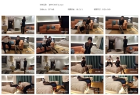 【SRYC0027】模特小玉吊带丝袜连衣裙高跟镣铐口球狗圈牵引