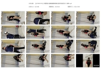 【QTGZS0199】华素原创 短旗袍捆绑调教马具口球流口水！按摩