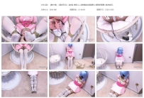 【嗷大喵】《路崽日记》-第6集-蕾姆cos+胸缚胸前手腕捆住+...