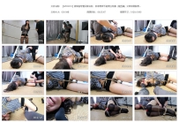 【SZY0019】极致羞辱重口新台阶，菲菲刑架下的黑丝玩偶（...